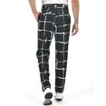 thumbnail image 6 of Men's Golf Tapered Pants Plaid Stretch Relaxed Fit Lightweight Flat Front Pant, 6 of 7