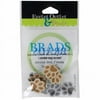 Eyelet Outlet Shape Brads 12/Pkg-Paws