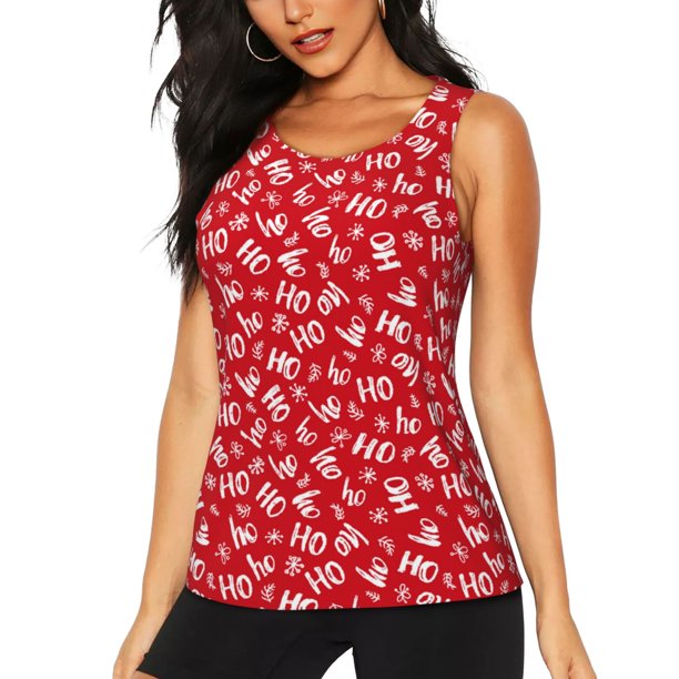 Fotbe Hohoho Blusas Sin Mangas para Mujer – Estilo Casual, Corte Suelto, Slim-Fit, Cuello Redondo Deportivo, Tops de Verano para Gimnasio y Yoga-Medium
