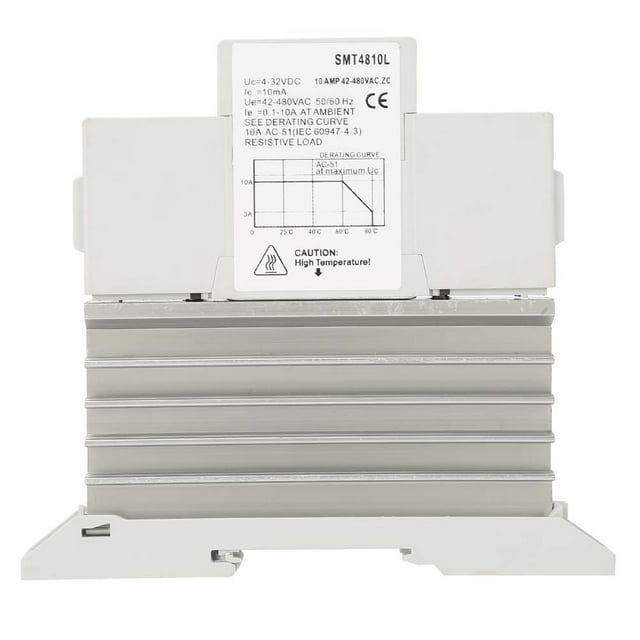 Oubit Single Phase Solid State Relay,SMT4825L Ultra Thin Single Din Rail Solid State Relay Solid State Relay High Capacity