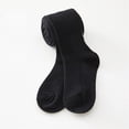 thumbnail image 2 of Toddler Kids Baby Girls Leggings Knitted Tights Stretchy Basic Length Pants Pantyhose For Spring Stocking 6-8 Years,Black NIEWTR, 2 of 3