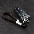 thumbnail image 3 of Naierhg KeyChain Faux Leather Original Design Zinc Alloy High-grade Hand Woven Car Key Ring for, 3 of 8