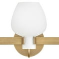 thumbnail image 2 of Sylvie 3 - Light Heritage Brass Brass Mid Century Modern - LED Steel Wall Sconce, 2 of 14