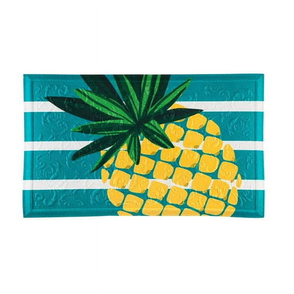 Pineapple Stripe Embossed Mat