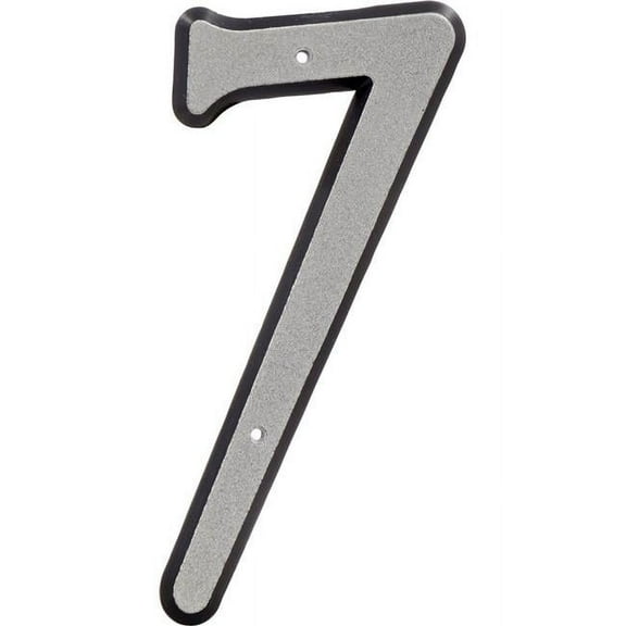Hillman Group 841610 4 in. Nail-On Reflective Plastic House Number - 7 - 3 Piece