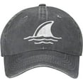 thumbnail image 2 of Shark Fin in Water Unisex Adult Adjustable Sports Hat, Visor, Decorative Hat, Casual Hat, Cowboy Hat Outdoor Hat, 2 of 8
