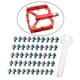 thumbnail image 4 of 50 tornillos para pedales de bicicleta, pernos fijos, perno hexagonal antideslizante de alta calidad con llave. Vistoso, 4 of 9