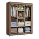 thumbnail image 1 of Closet Ropero Rack Armable Guardaropa Recamara Organización Color Marrón Practiksa Ropero Armable, 1 of 6