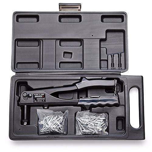 Includes 50 Rivets Uses 1/8-Inch and 3/16-Inch Rivets Arrow Fastener RL100K Rivet Tool Kit 