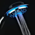 PowerSpa AllChrome LED Handheld Shower with Air Jet LED Turbo Pressure