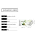 thumbnail image 5 of Natural Avocado Nourishing Eye Cream, Revitalizing Moisturizer For Dark Circles Puffiness, Daily Anti-Wrinkle Under Eye Repair Cream, 5 of 8