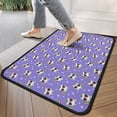 thumbnail image 4 of Purple Cartoon Cat Unicorn Pattern Door Rugs,Washable Non Slip Door Mats Indoor,Decorative Door Mats,Entry Mat Indoor for Entrance,Bedroom,Kitchen,Bathroom,30"x17", 4 of 6
