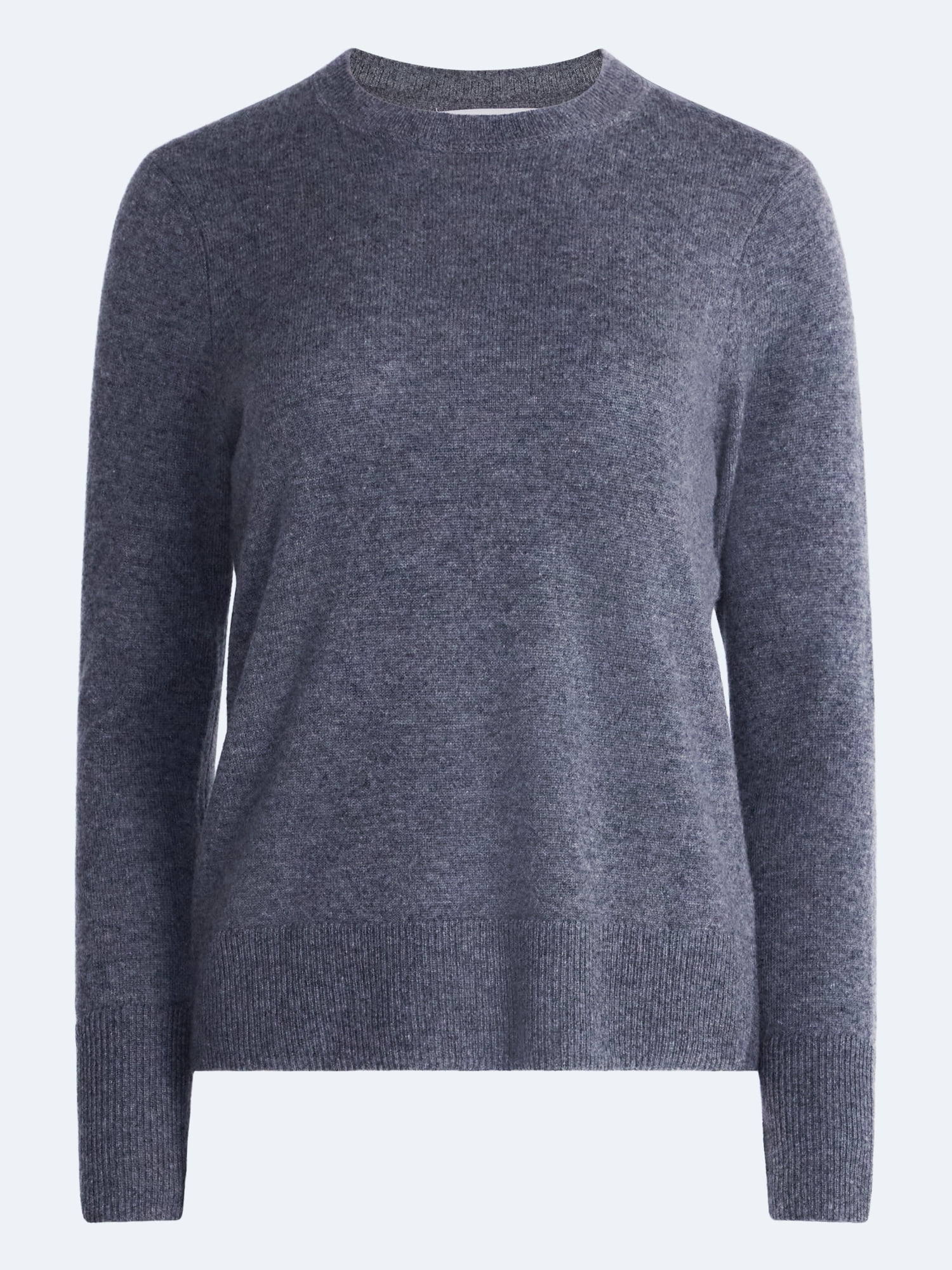 Free Assembly Women's and Women's Plus Cashmere Sweater with Long Sleeves, Sizes XS-4X