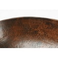 thumbnail image 4 of VO17WDB Oval Wired Rimmed Vessel Hammered Copper Sink, 4 of 4