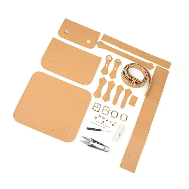 DIY Sewing Stitching Womens Leather Handbag Making Bag Making Complete Kit Handbag Khaki
