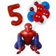 thumbnail image 3 of Decoración de cumpleaños de Spiderman Globos para niños Vajilla de Spiderman rojo Mantel Fondo Vasos de papel Platos Suministros para fiesta de bebé, 3 of 5