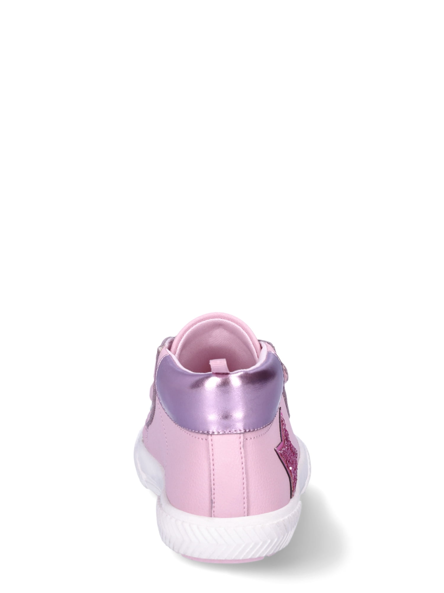 Wonder Nation Toddler Girl Star Icon Patched High Top Sneaker