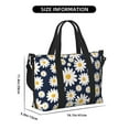 thumbnail image 5 of Sigee Daisy Floral for Hand Travel Bag,Sports Tote Gym Bag for Men and Women, 5 of 7