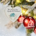 thumbnail image 4 of Heart Shaped Elephant Hanging Ornaments Keepsake Gifts For Women Long Distance Friendship Ornaments Resin Christmas Tree Decor Home Wall Window Party Decor, 4 of 6