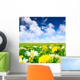 thumbnail image 1 of Meadow with Flowers Wall Mural by Wallmonkeys Peel and Stick Graphic (18 in W x 18 in H) WM11176, 1 of 4