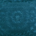 thumbnail image 6 of Better Trends 3 Piece Full/Double Bedspread Set 100% Cotton Chenille Tufted Medallion Pattern Soft & Luxurious Feel, Perfect for Gifting and All Seasons, Machine Washable (Teal) Rio Collection, 6 of 6