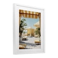 thumbnail image 2 of Stupell Industries Tropical Yellow Striped Beach Cabanas White Framed Print Under Glass, 13 x 16, by Franklyn Gregory, 2 of 8