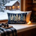 thumbnail image 4 of Christmas Tree Pillow Covers 12x20, Merry Christmas Throw Pillows, Soft Seasonal Cushion Covers, Winter Holiday Decoration for Home Couch Farmhouse(C), 4 of 7
