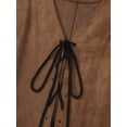 thumbnail image 7 of Sxiwei Mens Renaissance Steampunk Lace-up Vest Gothic Waistcoat Medieval Hunting Vest Pirate Vest Coffee M, 7 of 7