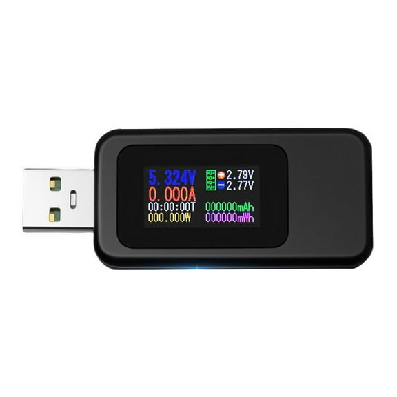 Usb Tester Mx18L 10In1 Digital Voltmeter With Color Display For Usb C Devices