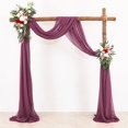 thumbnail image 4 of Wedding Arch Drapery Curtains In The Background Chiffon Fabric Shade Cloth Party Monolithic Wedding Decoration, 4 of 9