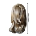 thumbnail image 3 of BECLOTH Taille Courte Ondulé Cheveux Humains Rose Net Perruque Sans Colle Perruques avant Or Femmes, 3 of 5