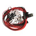 thumbnail image 1 of Labymos RC Car 8 LED Light Kit 2 White 2 Red 4 Yellow Replacement for, 1 of 7