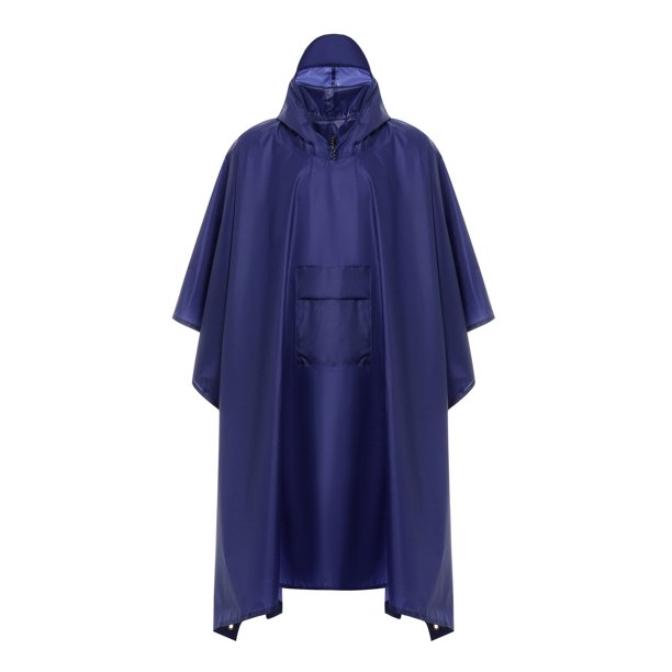 Txlixc Chubasquero Impermeable Con Capucha para Hombres/Mujeres, Poncho De Emergencia De Cuerdas Ajustables, Capa De Lluvia De Exploración De Senderismo De Montañismo Txlixc Casual