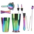 thumbnail image 1 of Bartender Kit 304 Stainless Steel Heat Preservation Cocktail Shaker Jigger Set for Bar Restaurant, 1 of 8