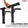 thumbnail image 6 of 5 Core Double Guitar Stand A-Frame with Foam Arms & Non-Slip Rubber – Fits Acoustic, Electric, Bass, Ukulele, Banjo – Yellow, 6 of 10