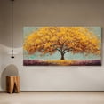 thumbnail image 7 of Canvas Wall Art for Living Room - Large Yellow Tree of Life Canvas Prints, Modern Abstract Nature Painting for Kitchen Bedroom Office Wall Decor, 7 of 7