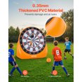 thumbnail image 4 of VEVOR Inflatable Soccer Dart Board,over 6 ft High Giant Soccer Dart Board with 4 Kick Balls 6 Darts 6 Axe & Air Pump, 3-Min Setup,Ideal for Giant Yard Games, Giant Kick Darts Game, Soccer Dart Game, 4 of 9