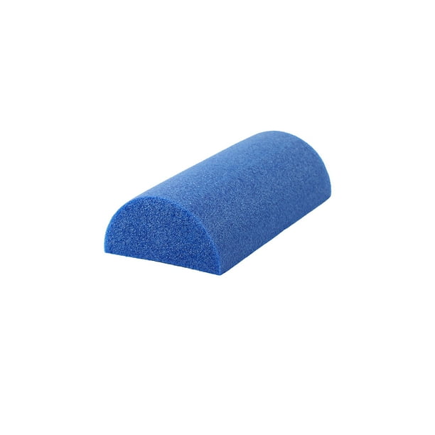 CanDo 6 x 12" HalfRound Foam Roller, Blue