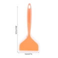 thumbnail image 6 of Orange Silicone Spatula, Wide Non-Stick Turner for Cooking & Baking, 6 of 8