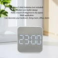 thumbnail image 3 of Battery Operated Digital Alarm Clock with Temperature & Date Display - Cordless AAA Powered, Large Clear LED Display for Bedroom, Desk, Office Batteries Not Included, 3 of 7
