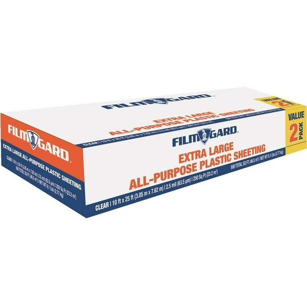 Berry Plastics 1374630 Extra Large Clear AllPurpose Plastic Sheeting