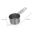 thumbnail image 4 of 3 piezas de taza para salsa, taza para salsa de carne, cuchara medidora de acero inoxidable, diseño de mango, cacerola, 4 of 7