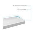 thumbnail image 4 of Elegant Kitchen & Bath STY01-C4832 48 x 32 in. Single Threshold Shower Tray Center Drain, Glossy White, 4 of 10