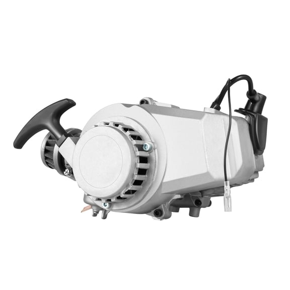 ToppiJoy 49cc Motor Engine 2-Stroke Pull Start Engine Kit, Durable Cylinder Head, Air , Carburetor, Complete Set with Fuel Tank and Chain