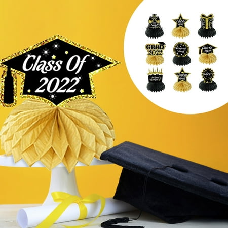 

Ozmmyan 2022 Graduation Season Honeycomb Party Ceremony Party Decoration Wall Bra Hanging Flag Graduation SeasonOzmmyan