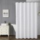 thumbnail image 1 of Xiao Hua Cortinas de ducha para baño, de tela lavable, impermeables, color blanco, 1 of 4