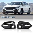thumbnail image 2 of Exquisite Front Left Right Fog Light Cover Headlight Frame Molding Trim For 2017 2018 2019 2020 2021 5 Door Hatchback, 2 of 5