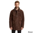 thumbnail image 3 of excelled men's suede feel jacket, cognac, large, 3 of 5