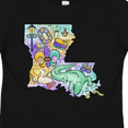 thumbnail image 4 of Inktastic Mardi Gras Louisiana Map Celebration Boys or Girls Toddler T-Shirt, 4 of 5