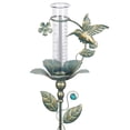 thumbnail image 1 of Pluviómetro decorativo para exterior con colibrí y 7 tubos de vidrio, 1 of 8